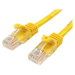 Startech Cat5e 5m Yellow Ethernet Patch Cable - Snagless