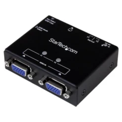 Startech 2 Port VGA Monitor Switch Box 1920x1200 2x1 VGA Auto Switch