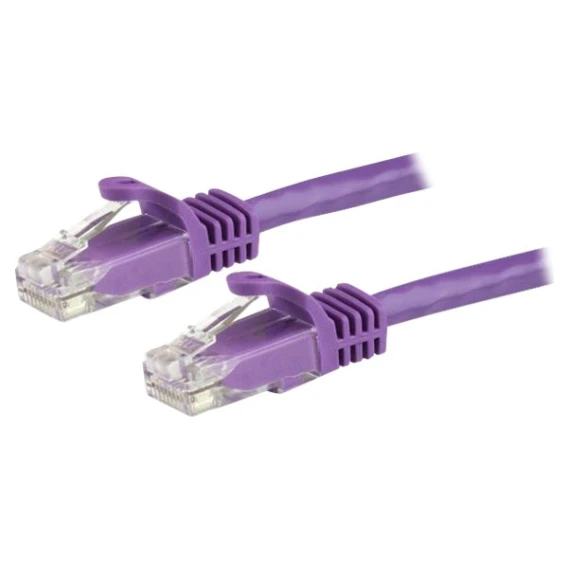 Startech 1m Purple Cat6 Ethernet Patch Cable - Snagless - Image 3