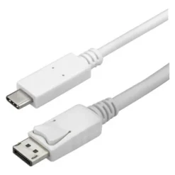 Startech 1m USB-C To DisplayPort Cable - USB C To DP Adapter - White
