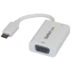 Startech USB C To VGA Adapter - With USB Power Delivery