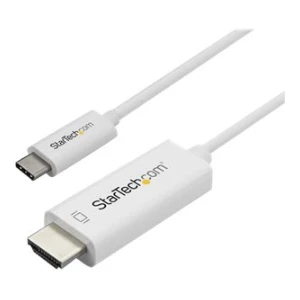 Startech 2 M / 6ft USB C To HDMI Cable - 4K At 60 Hz - White - Image 3