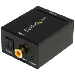 Startech SPDIF Digital Coax / Toslink Optical To RCA Audio Converter