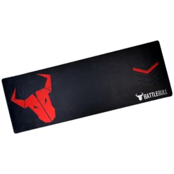BattleBull Grazed Extended Mousemat - Red/Black