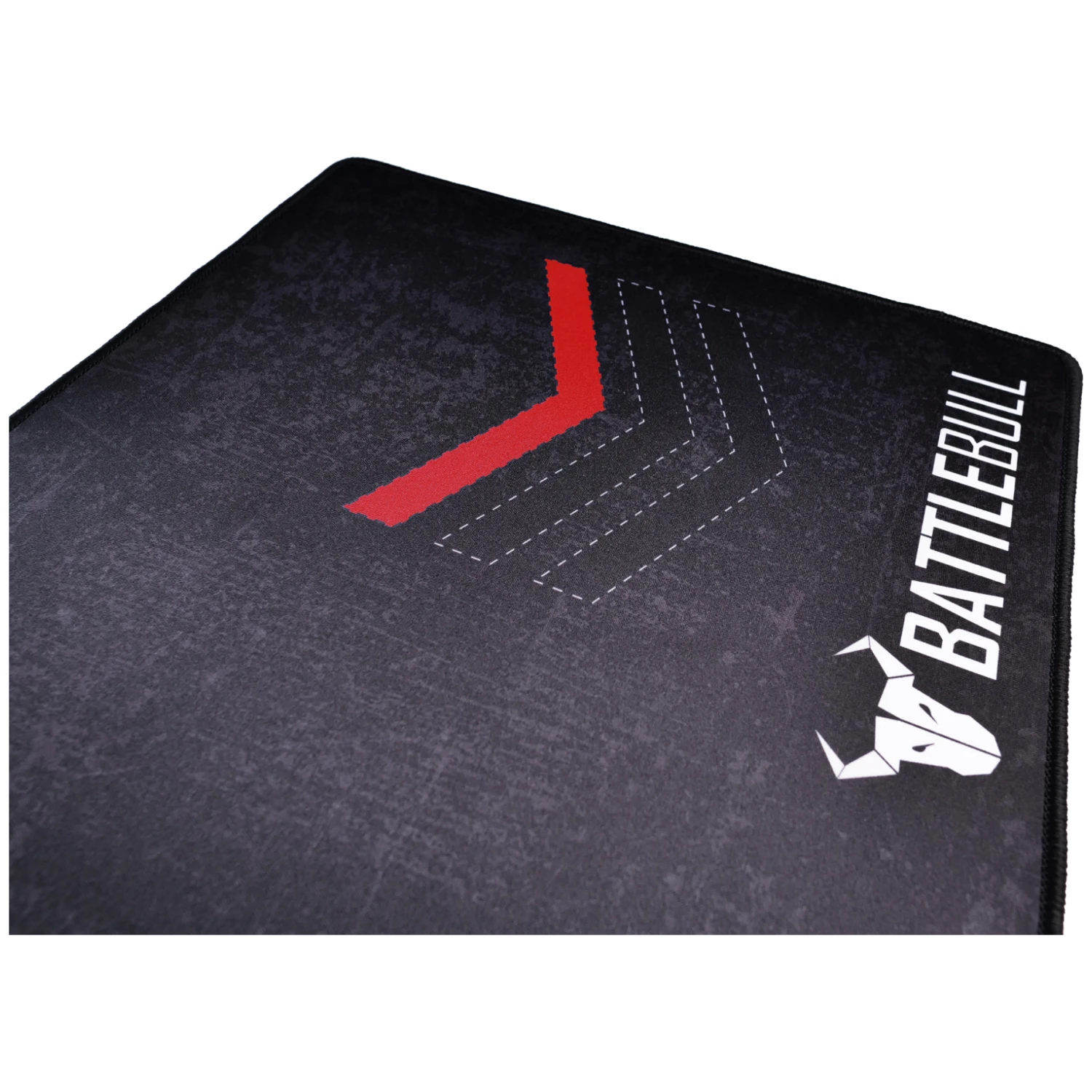 BattleBull Grazed Extended Mousemat - Red/Black - Image 2