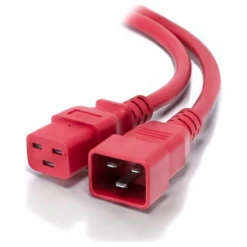 ALOGIC 1m IEC C19 To IEC C20 Power Extension Cable Male To Female Cable Red