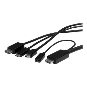 Startech 2m 6 Ft USB-C, HDMI Or Mini DP To HDMI Converter Cable - Image 4