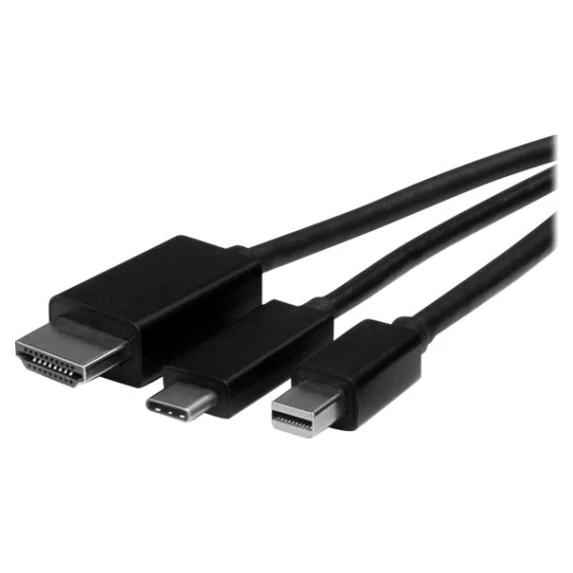 Startech 2m 6 Ft USB-C, HDMI Or Mini DP To HDMI Converter Cable - Image 7