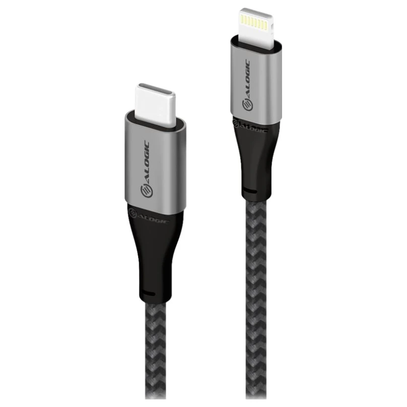 ALOGIC USB Type-C To Lightning Cable - 1.5m - Space Grey - Image 4