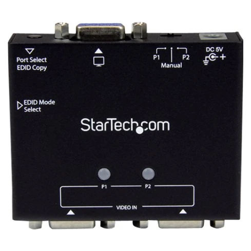 Startech 2 Port VGA Monitor Switch Box 1920x1200 2x1 VGA Auto Switch - Image 5