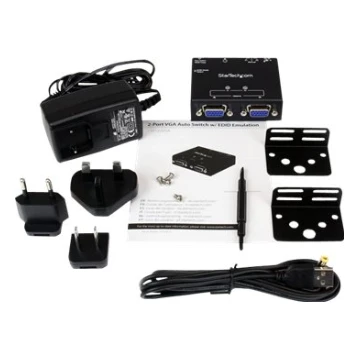 Startech 2 Port VGA Monitor Switch Box 1920x1200 2x1 VGA Auto Switch - Image 7