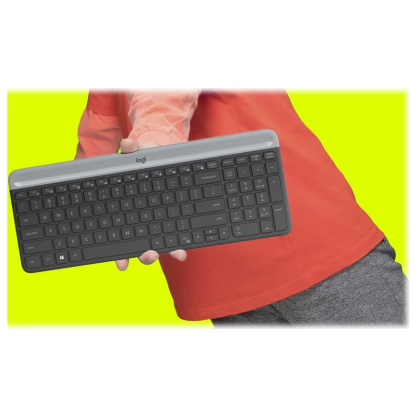 Logitech MK470 Slim Wireless Keyboard And Mouse Combo - Graphite - Image 12