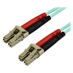 Startech 10m OM4 LC To LC Multimode Duplex Fiber Optic Patch Cable