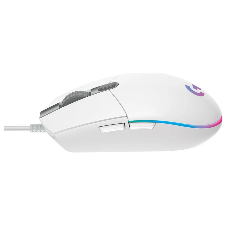 Logitech G203 LIGHTSYNC RGB Gaming Mouse - White - Image 2