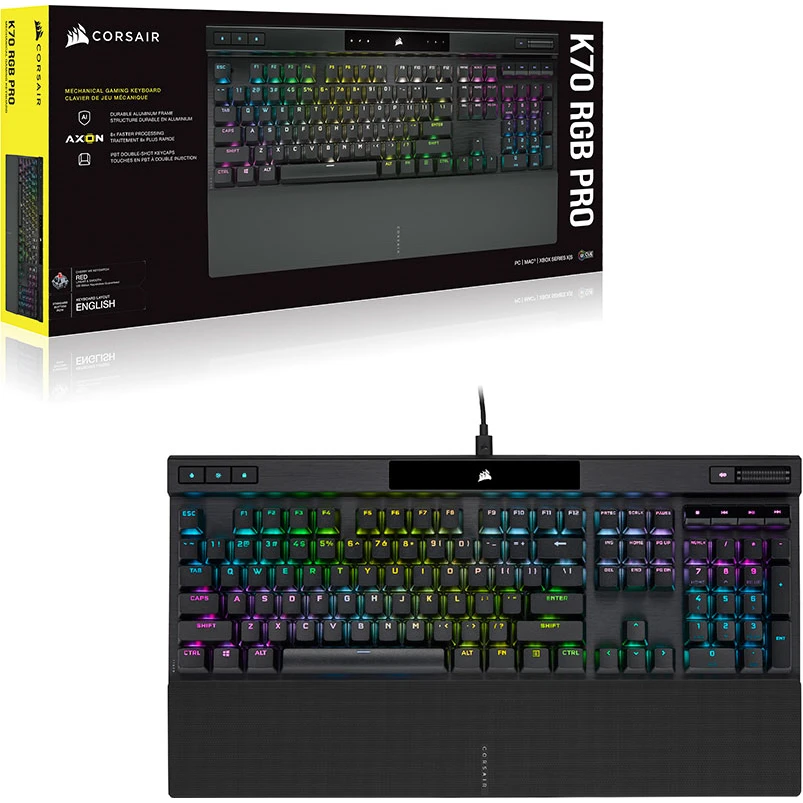 Corsair Gaming K70 PRO RGB Mechanical Keyboard (MX Red Switch) - Image 2