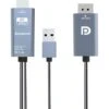 Simplecom HDMI To DisplayPort Active Converter Cable 4K@60hz USB Powered 2M