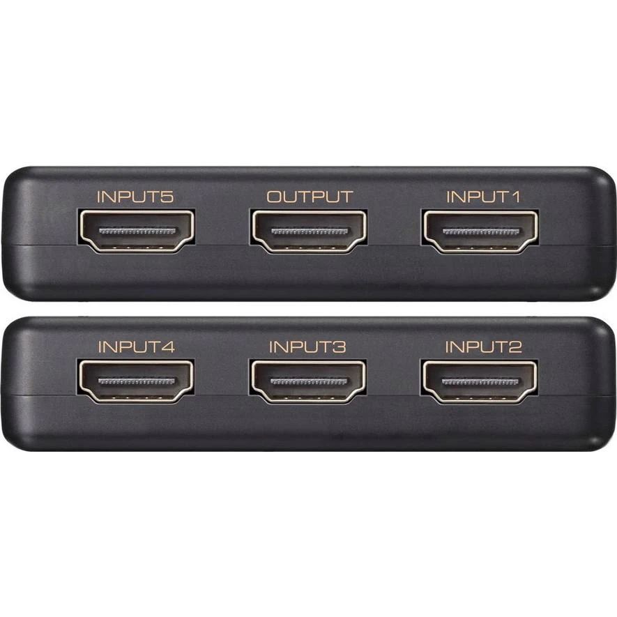 Simplecom CM305 5 Way HDMI 2.0 Switch 5 In 1 Out Splitter HDCP 2.0 4K 60Hz HDR - Image 3