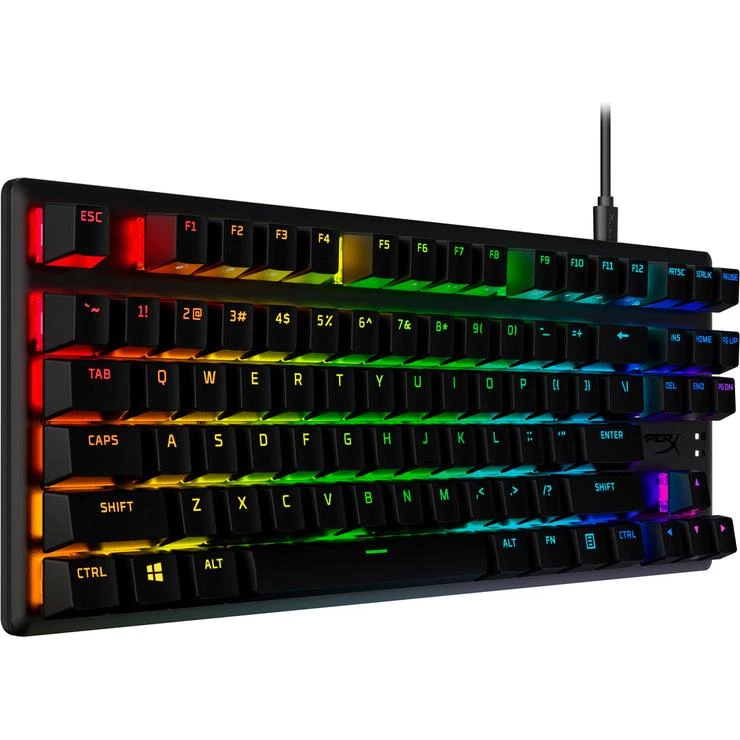 HyperX Alloy Origins Core PBT Mechanical Gaming Keyboard - HyperX Aqua Switch - Image 2