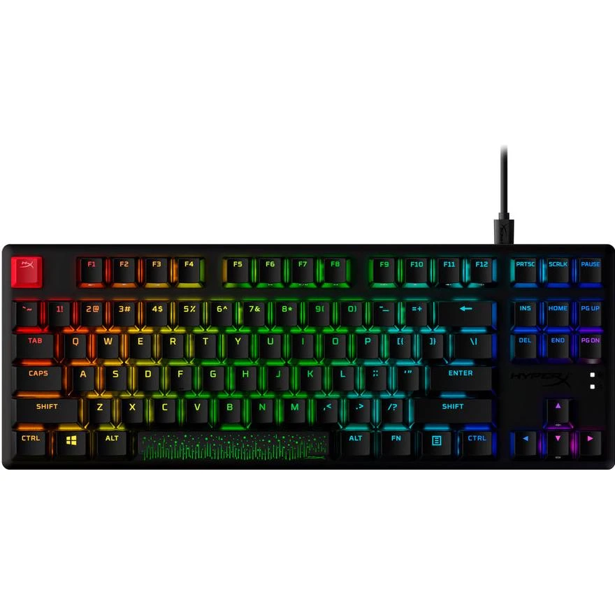 HyperX Alloy Origins Core PBT Mechanical Gaming Keyboard - HyperX Aqua Switch - Image 6