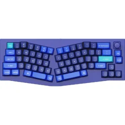 Keychron Q8 RGB Ergonomic Mechanical Keyboard - Navy Blue (Brown Switch)