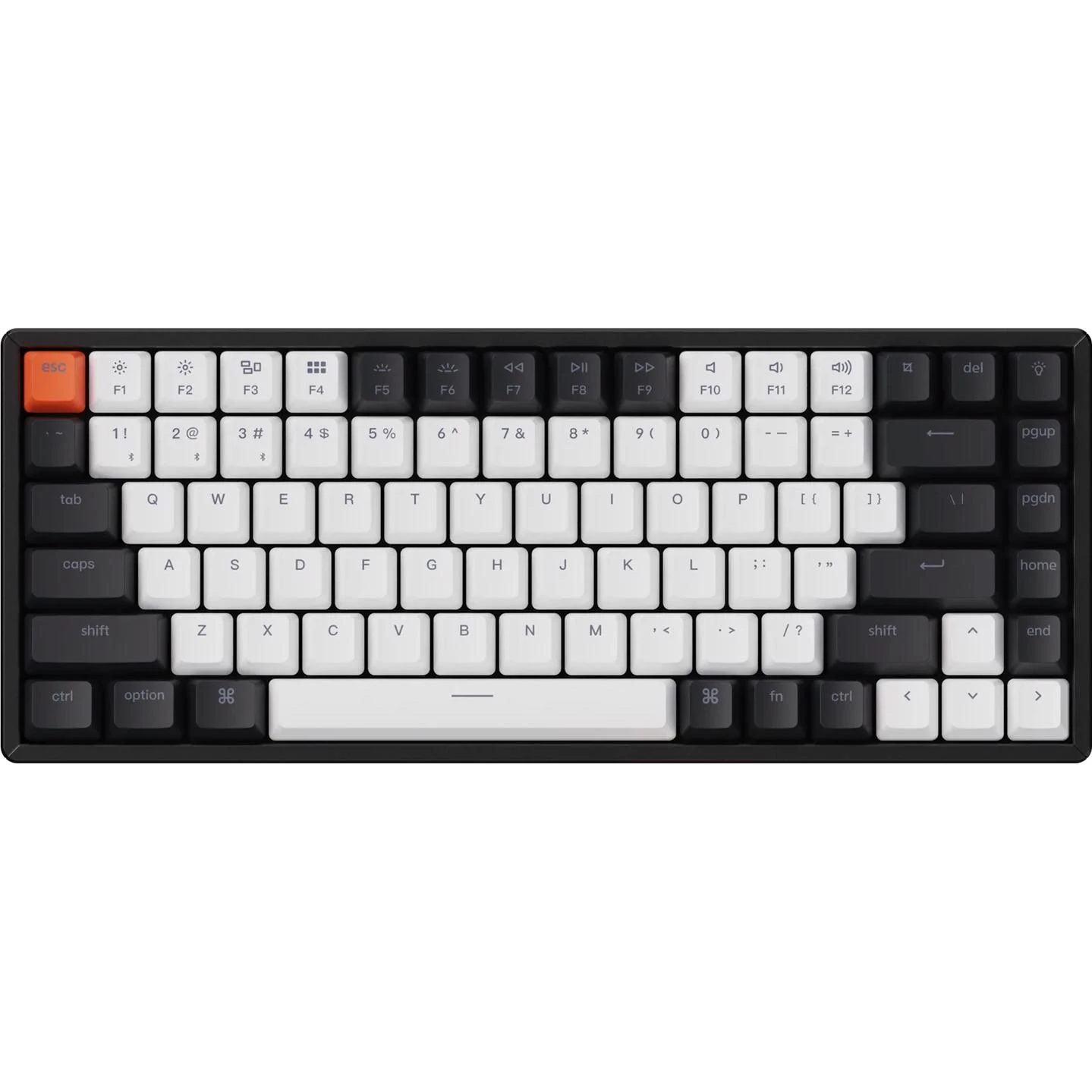 Keychron K2 V2 Compact RGB Wireless Mechanical Keyboard - Black (Brown Switch)
