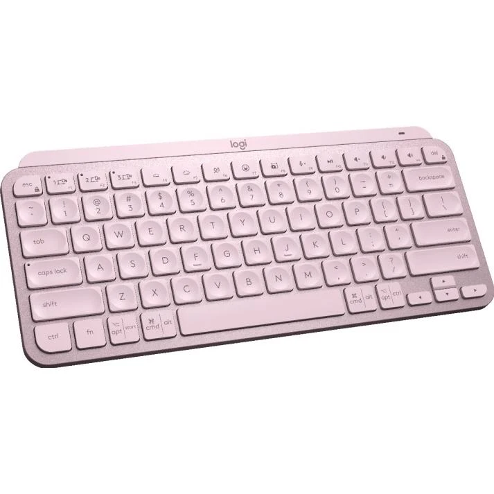 Logitech MX Keys Mini Minimalist Wireless Illuminated Keyboard - Rose - Image 3