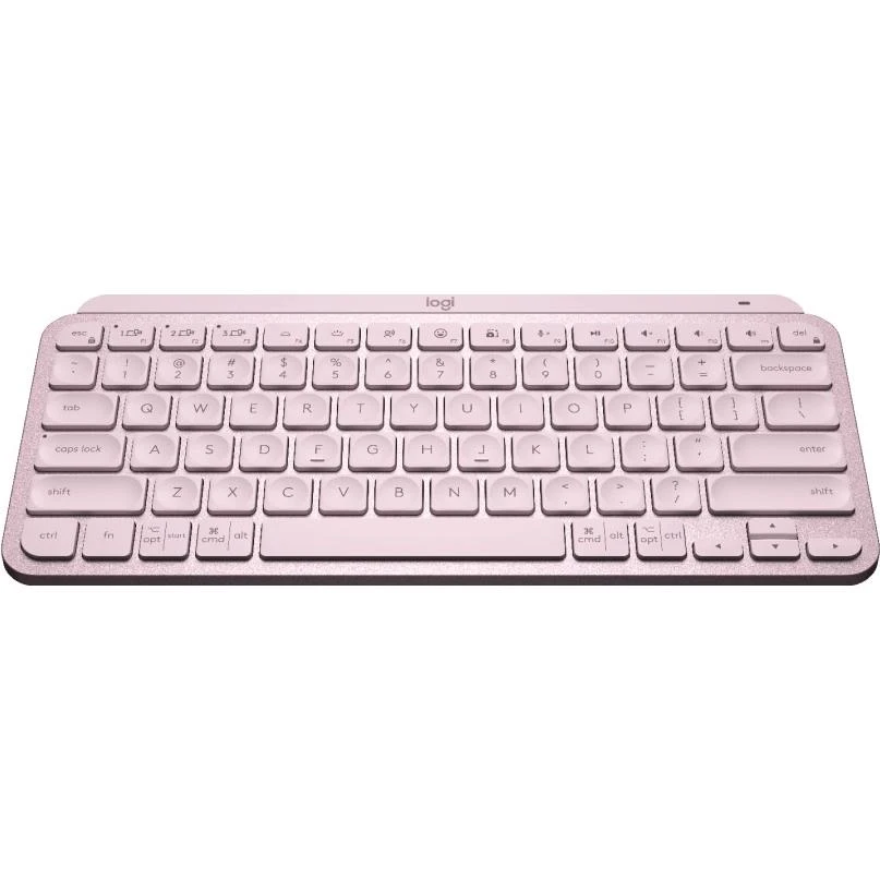 Logitech MX Keys Mini Minimalist Wireless Illuminated Keyboard - Rose - Image 2