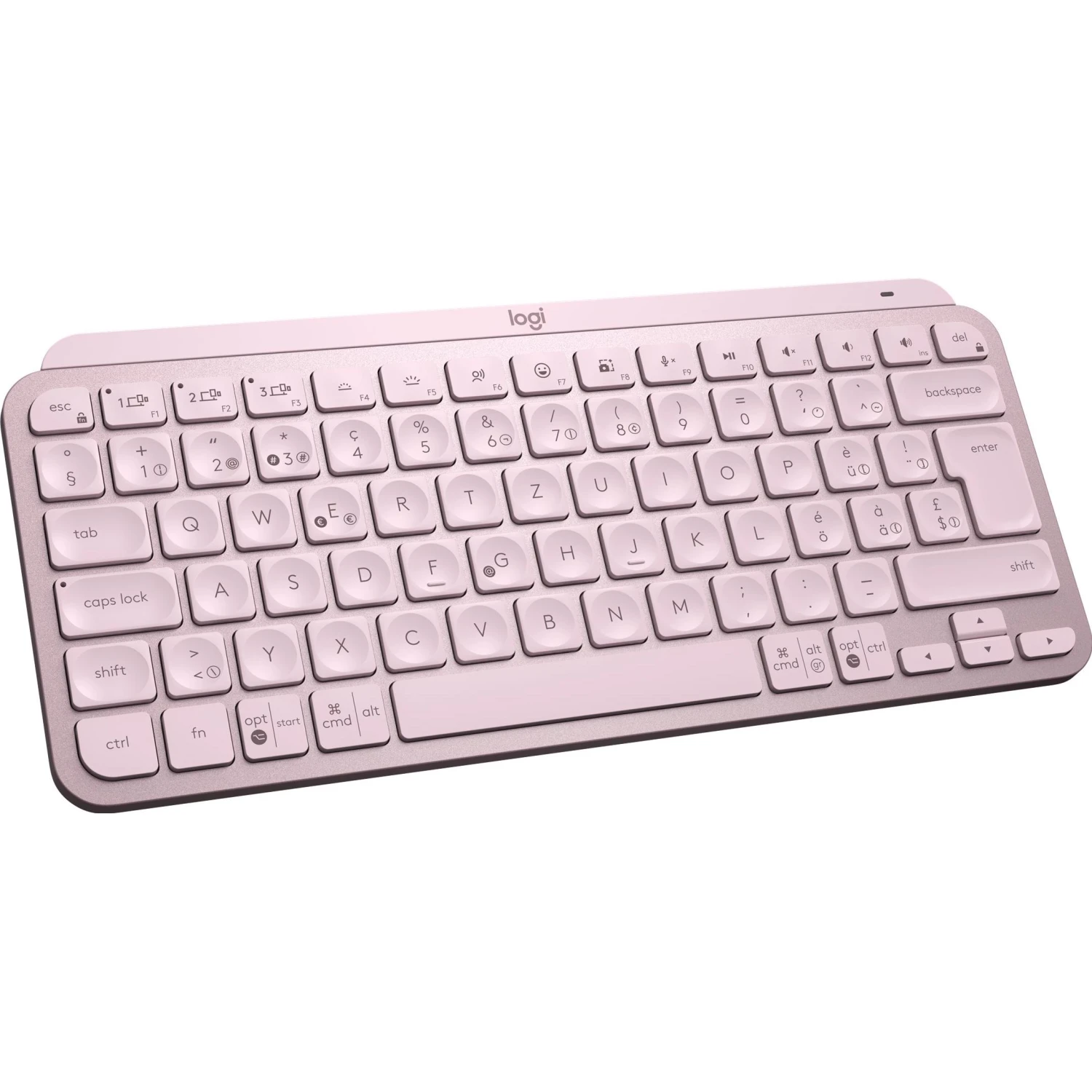 Logitech MX Keys Mini Minimalist Wireless Illuminated Keyboard - Rose - Image 6