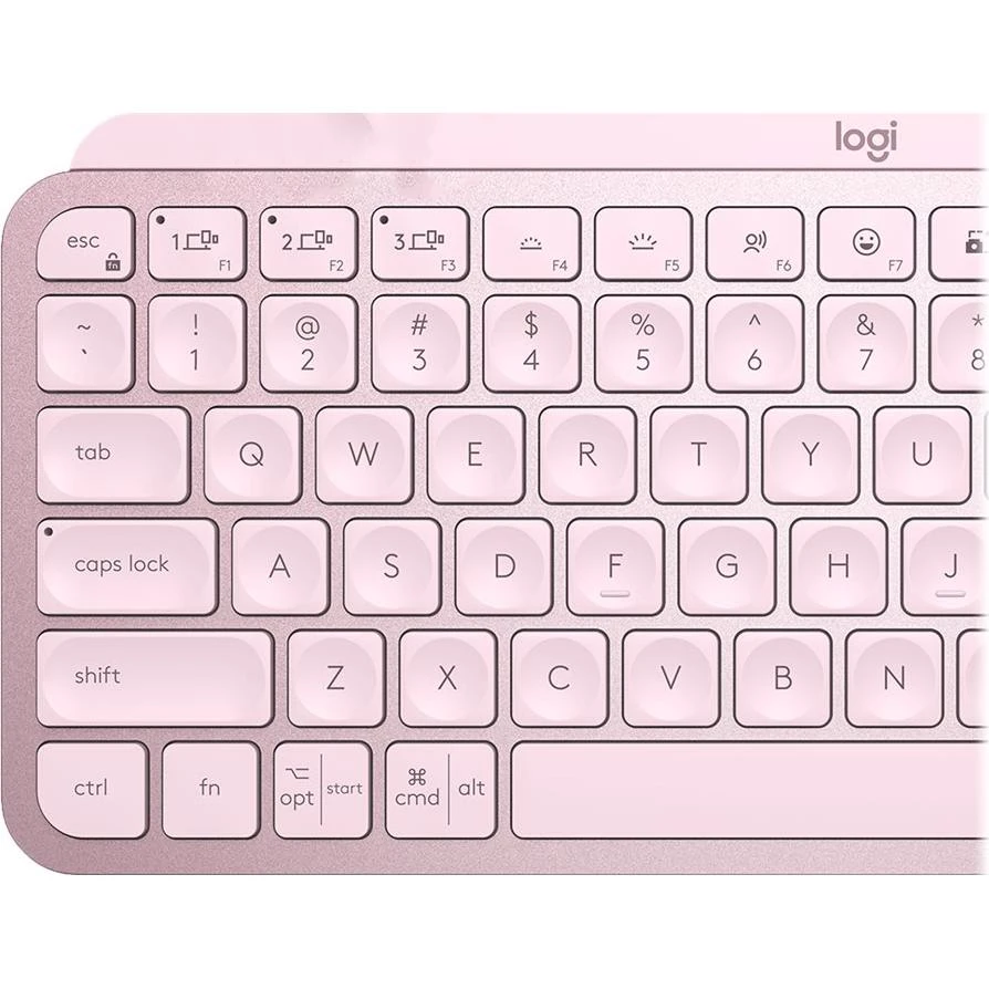 Logitech MX Keys Mini Minimalist Wireless Illuminated Keyboard - Rose - Image 11