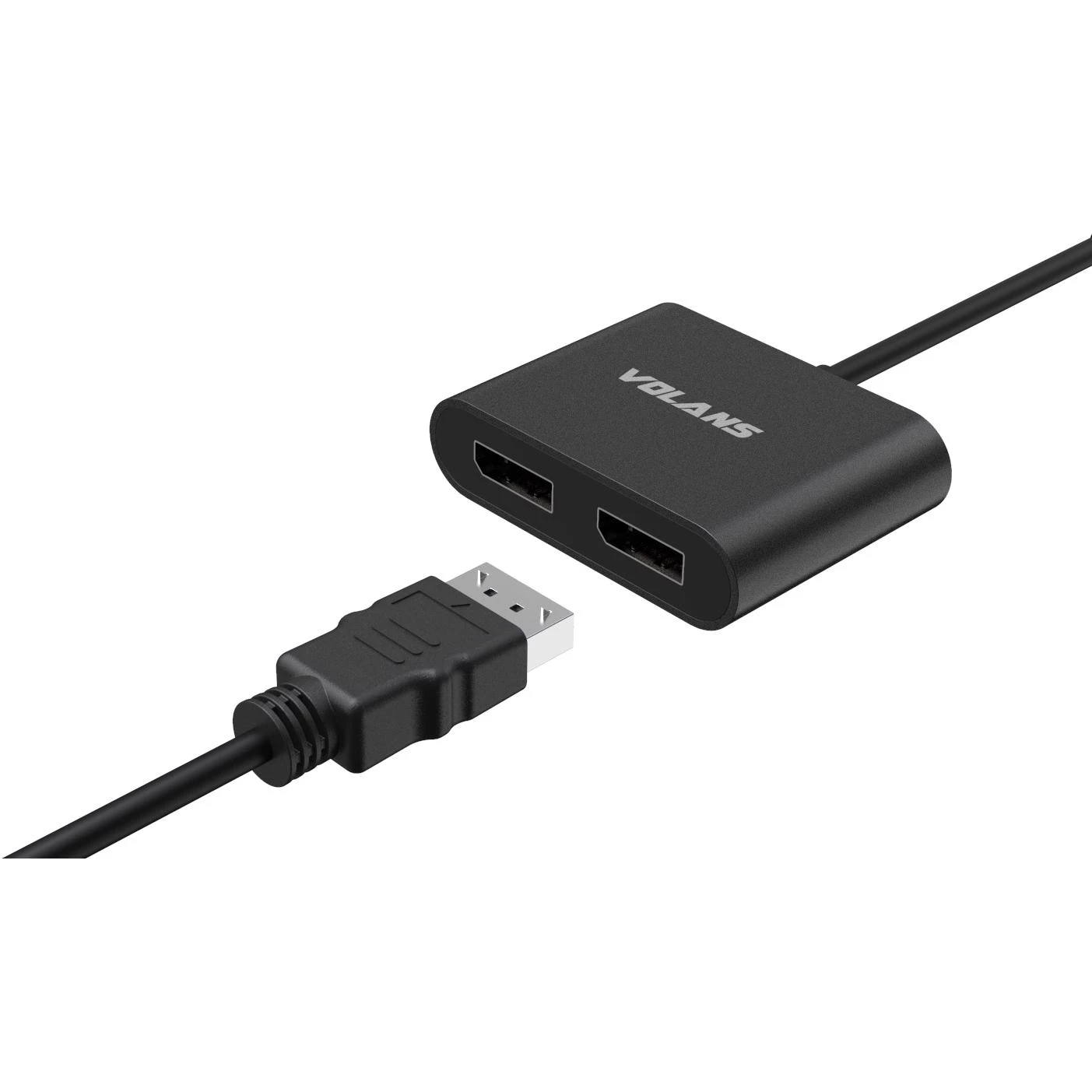 Volans Aluminium 8K USB-C To Dual DisplayPort Adapter With MST Dual Monitor - Image 4