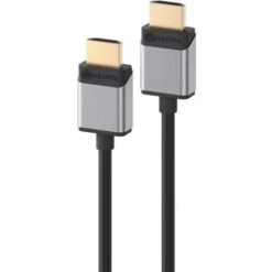 ALOGIC Slim Super Ultra 8K HDMI (Male) To HDMI (Male) Cable – Space Grey - 2m