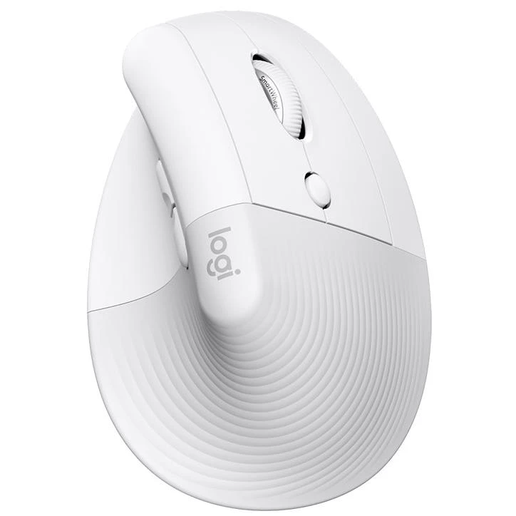 Logitech Lift Vertical Ergonomic Mouse Off-white