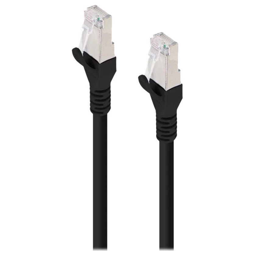 ALOGIC CAT6A 10m 10G Shielded LSZH Network Cable Black - Image 2
