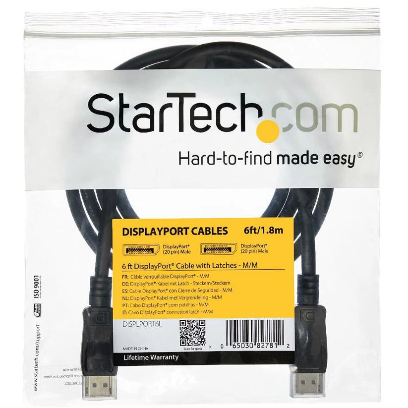 Startech DisplayPort 1m Cable With Latches - Image 5