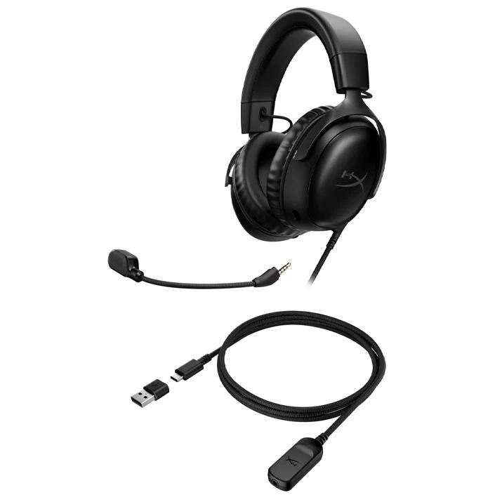 HyperX Cloud III Wired Gaming Headset - Black - Image 4