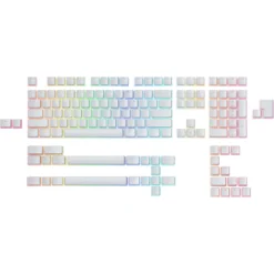 Glorious Aura V2 PBT Pudding Keycaps - White