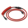Glorious Coiled USB-C Keyboard Cable - Crimson Red