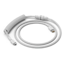Glorious Coiled USB-C Keyboard Cable - Ghost White
