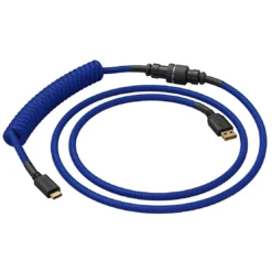 Glorious Coiled USB-C Keyboard Cable - Cobalt Blue