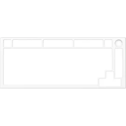 Glorious GMMK PRO 75% Alternative Top Frame - E-White