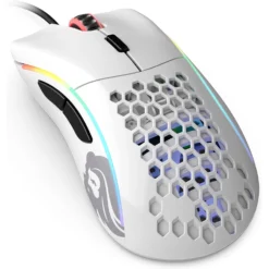 Glorious Model D Minus Wired Gaming Mouse - Glossy White