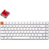 Keychron K3 V2 RGB Low Profile Hot-Swappable 75% Wireless Mechanical Keyboard - White (Red Switch)