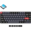 Keychron K3 Pro QMK/VIA RGB Low Profile Hot-Swappable 75% Wireless Mechanical Keyboard - Black (Blue Switch)