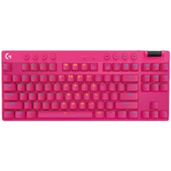 Logitech G PRO X TKL Lightspeed Wireless Gaming Keyboard - Magenta