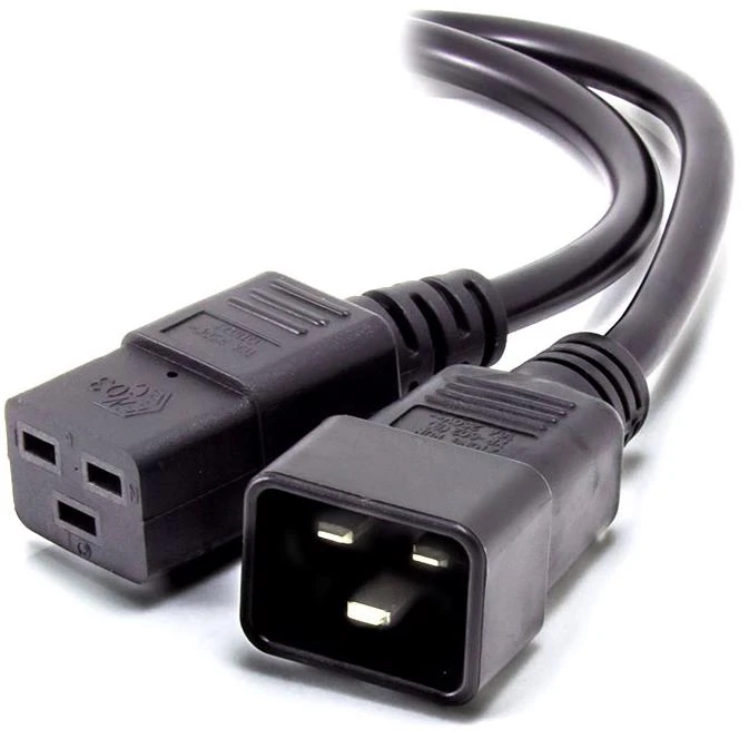 ALOGIC 2m IEC C19 To IEC C20 Power Extension Male To Female Cable - Image 2