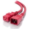 ALOGIC 3m IEC C19 To IEC C20 Power Extension Male To Female Cable Red