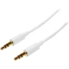 Startech Slim 3.5mm Stereo Audio M-M 3m Cable - White