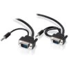 ALOGIC Pro Series Slim Flexible VGA 3m Cable With 3.5mm Stereo Audio Cable