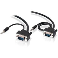 ALOGIC Pro Series Slim Flexible VGA 10m Cable With 3.5mm Stereo Audio Cable