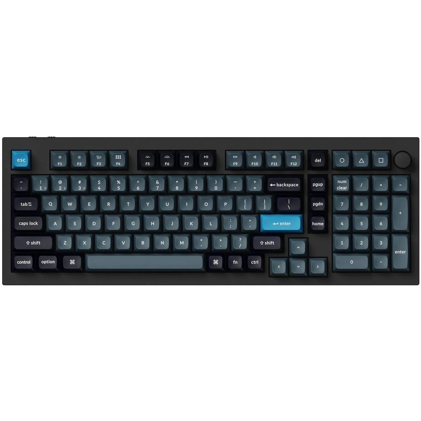 Keychron Q5 Pro Custom Wireless Mechanical Keyboard Carbon Black (Brown Switch) - Image 2